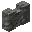 Invicon Tuff Wall BE.png: Inventory sprite for Tuff Wall in Minecraft as shown in-game with description: Tuff Wall