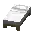Invicon White Bed.png: Sprite image for White Bed in Minecraft