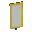 Invicon Yellow Bordure Banner.png: Inventory sprite for Yellow Bordure Banner in Minecraft as shown in-game linking to Banner with description: Banner Yellow Bordure