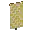 Invicon Yellow Field Masoned Banner.png: Inventory sprite for Yellow Field Masoned Banner in Minecraft as shown in-game linking to Banner with description: Banner Yellow Field Masoned