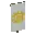 Invicon Yellow Flower Charge Banner.png: Inventory sprite for Yellow Flower Charge Banner in Minecraft as shown in-game linking to Banner with description: Banner Yellow Flower Charge