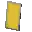 Invicon Yellow Shield.png: Inventory sprite for Yellow Shield in Minecraft as shown in-game linking to Yellow Shield with description: Yellow Shield