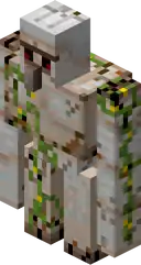 Iron Golem Cracked Low.png: Infobox image for Iron Golem the entity in Minecraft