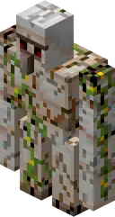 Iron Golem Cracked Medium.png: Infobox image for Iron Golem the entity in Minecraft