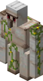 Iron Golem.png: Infobox image for Iron Golem the entity in Minecraft
