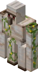 An iron golem in Minecraft: Story Mode.