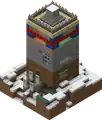 Render of the castle of actor Jack Black from the video about the server of the film's actors