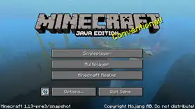 Java Edition 1.13-pre3.png: Infobox image for Minecraft 1.13-pre3 the version in Minecraft