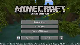 Java Edition 1.19.3 Release Candidate 1.png: Infobox image for Minecraft 1.19.3 Release Candidate 1 the version in Minecraft