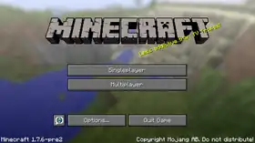 Java Edition 1.7.6-pre2.png: Infobox image for 1.7.6-pre2 the version in Minecraft