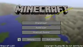 Java Edition 1.8.5.png: Infobox image for Minecraft 1.8.5 the version in Minecraft