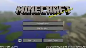 Java Edition 13w09c.png: Infobox image for Minecraft 13w09c the version in Minecraft