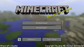 Java Edition 13w10a.png: Infobox image for Minecraft 13w10a the version in Minecraft