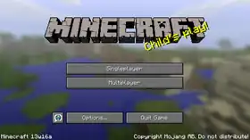 Java Edition 13w16a.png: Infobox image for Minecraft 13w16a the version in Minecraft