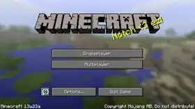 Java Edition 13w23a.png: Infobox image for Minecraft 13w23a the version in Minecraft