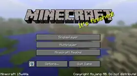 Java Edition 15w44a.png: Infobox image for 15w44a the version in Minecraft