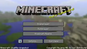 Java Edition 16w05b.png: Infobox image for Minecraft 16w05b the version in Minecraft