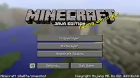 Java Edition 18w07a.png: Infobox image for Minecraft 18w07a the version in Minecraft