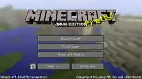Java Edition 18w07b.png: Infobox image for Minecraft 18w07b the version in Minecraft