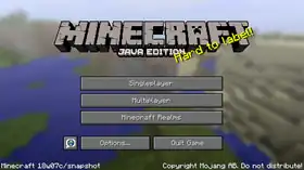 Java Edition 18w07c.png: Infobox image for Minecraft 18w07c the version in Minecraft