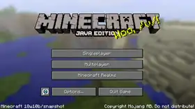 Java Edition 18w10b.png: Infobox image for Minecraft 18w10b the version in Minecraft
