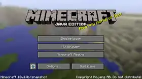 Java Edition 18w14b.png: Infobox image for Minecraft 18w14b the version in Minecraft