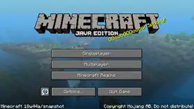 Java Edition 18w44a.png: Infobox image for Minecraft 18w44a the version in Minecraft