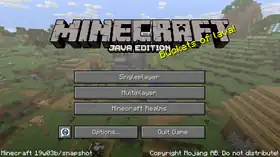 Java Edition 19w03b.png: Infobox image for Minecraft 19w03b the version in Minecraft