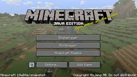 Java Edition 19w04a.png: Infobox image for Minecraft 19w04a the version in Minecraft