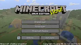 Java Edition 19w06a.png: Infobox image for Minecraft 19w06a the version in Minecraft
