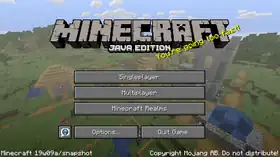 Java Edition 19w09a.png: Infobox image for Minecraft 19w09a the version in Minecraft