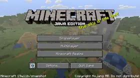 Java Edition 19w11b.png: Infobox image for Minecraft 19w11b the version in Minecraft
