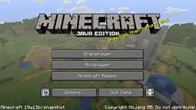 Java Edition 19w13b.png: Infobox image for Minecraft 19w13b the version in Minecraft
