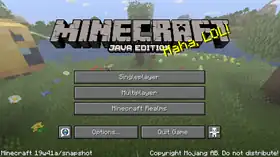 Java Edition 19w41a.png: Infobox image for Minecraft 19w41a the version in Minecraft