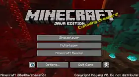 Java Edition 20w48a.png: Infobox image for Minecraft 20w48a the version in Minecraft