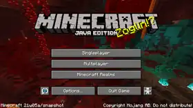 Java Edition 21w05a.png: Infobox image for Minecraft 21w05a the version in Minecraft