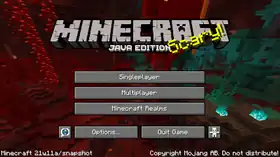 Java Edition 21w11a.png: Infobox image for Minecraft 21w11a the version in Minecraft