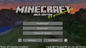 Java Edition 22w12a.png: Infobox image for Minecraft 22w12a the version in Minecraft