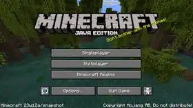 Java Edition 23w12a.png: Infobox image for Minecraft 23w12a the version in Minecraft