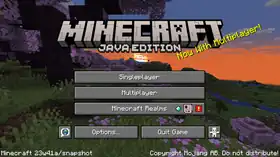 Java Edition 23w41a.png: Infobox image for Minecraft 23w41a the version in Minecraft