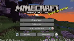 Java Edition 23w42a.png: Infobox image for Minecraft 23w42a the version in Minecraft