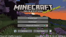 Java Edition 24w05b.png: Infobox image for Minecraft 24w05b the version in Minecraft