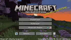 Java Edition 24w13a.png: Infobox image for Minecraft 24w13a the version in Minecraft