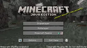 Java Edition 24w45a.png: Infobox image for Minecraft 24w45a the version in Minecraft