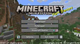 Java Edition 25w33a.png: Infobox image for Minecraft 25w33a the version in Minecraft