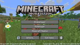 Java Edition 25w34a.png: Infobox image for Minecraft Snapshot 25w34a the version in Minecraft