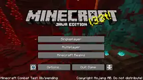 Java Edition Combat Test 8b.png: Infobox image for Minecraft Combat Test 8b the version in Minecraft