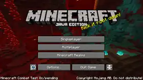 Java Edition Combat Test 8c.png: Infobox image for Minecraft Combat Test 8c the version in Minecraft
