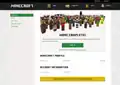 A Minecraft.net profile page after migrating