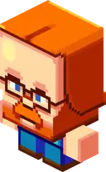 Jens Mob Vote Server.png: Infobox image for Tiny Jens the character in Minecraft